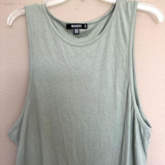 Missguided Plus Ribbed Sleeveless Thong Bodysuit - Picture 2 of 7